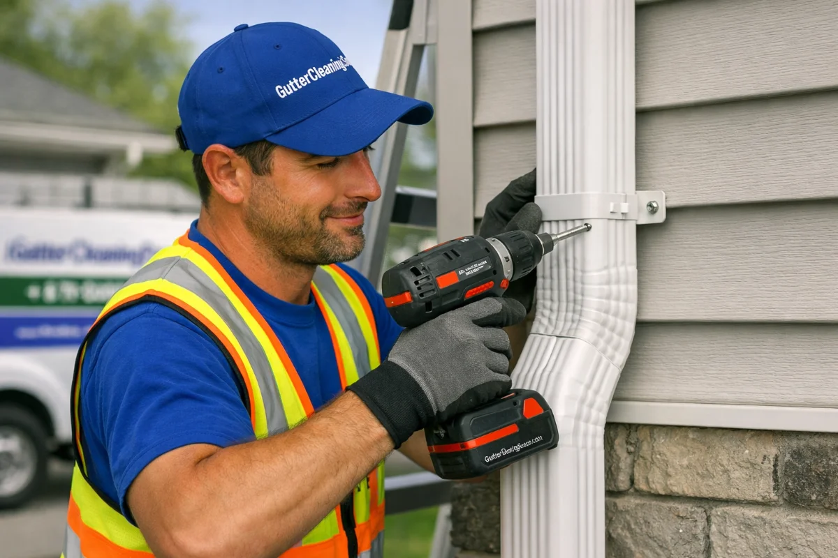 Gutter Cleaning East Peoria IL downspout installation peoria